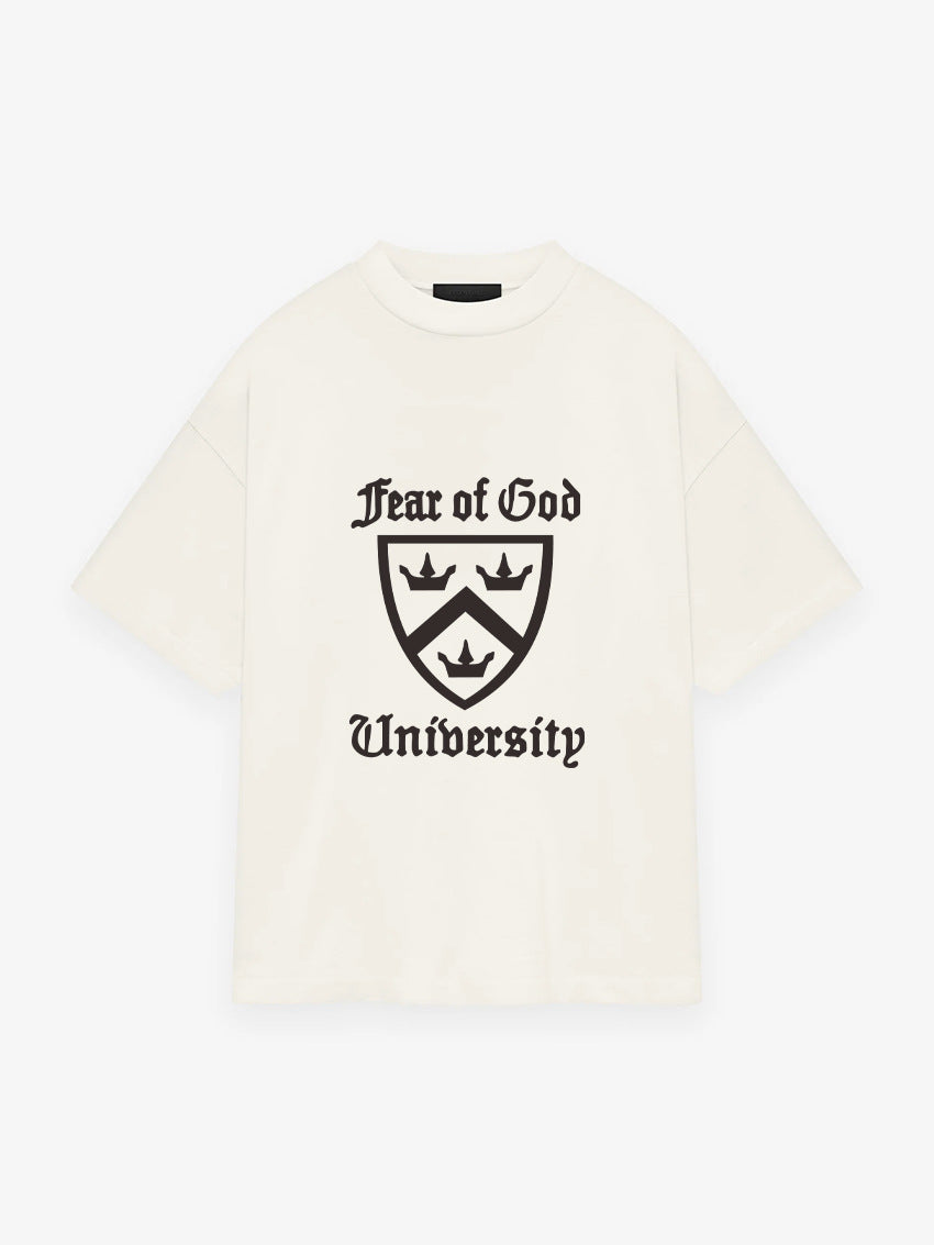Shield Casual Loose Short-Sleeved T-Shirt