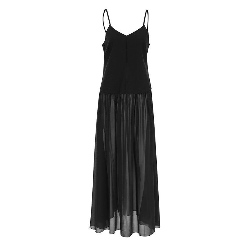 Elegant Design V neck Brace Slim Slimming Elegant Evening Dress French Anklet