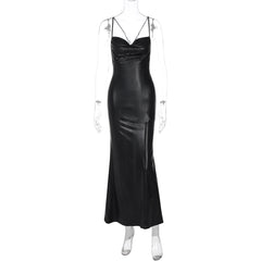 Backless Pleated Suspender Bright Color