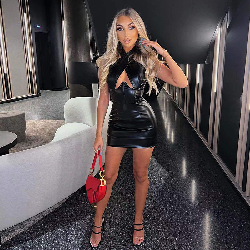 Popular Halter Topless Slimming Sheath Sleeveless