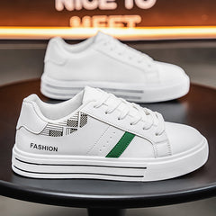 Thick-Soled And Comfortable White Sneakers