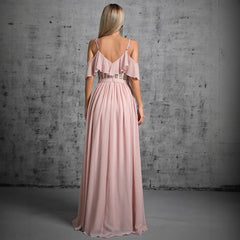 Vestido de noche con tirantes, camisola, ajustado, para dama de honor, hermanas, fiesta, sin espalda, elegante, para fiesta anual, vestido de noche