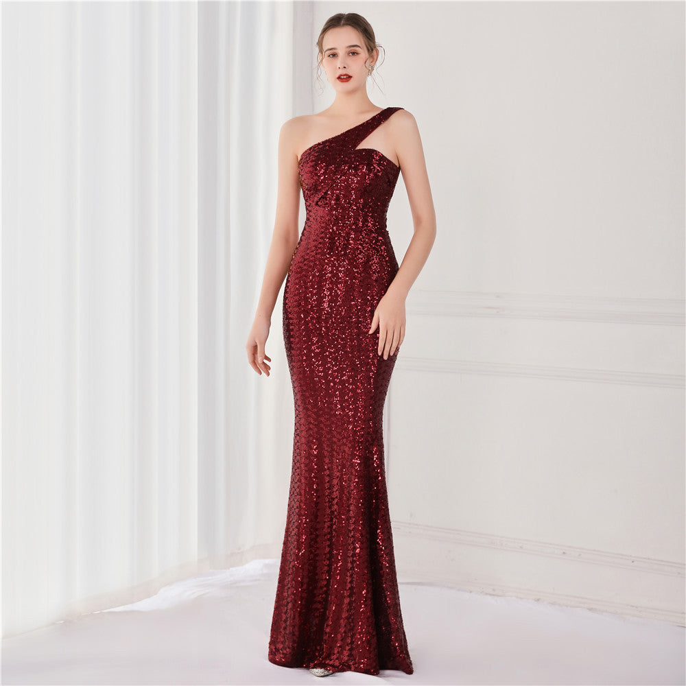 Dream Socialite Gathering Party Evening Dress Long Toast Host Dress