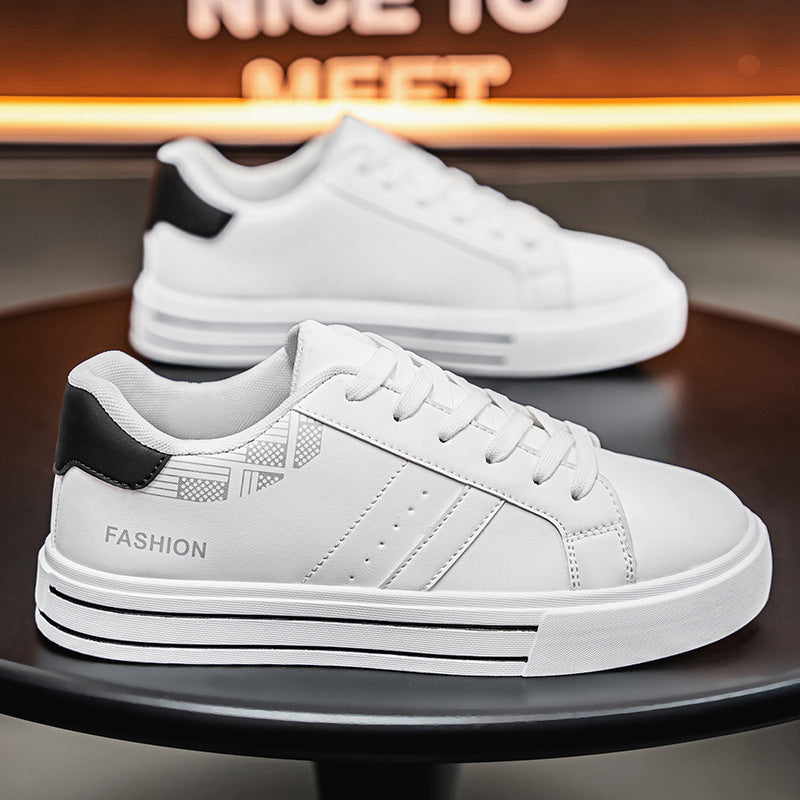 Thick-Soled And Comfortable White Sneakers