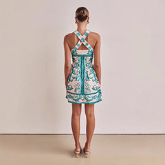 Cami Dress Printed Suspender