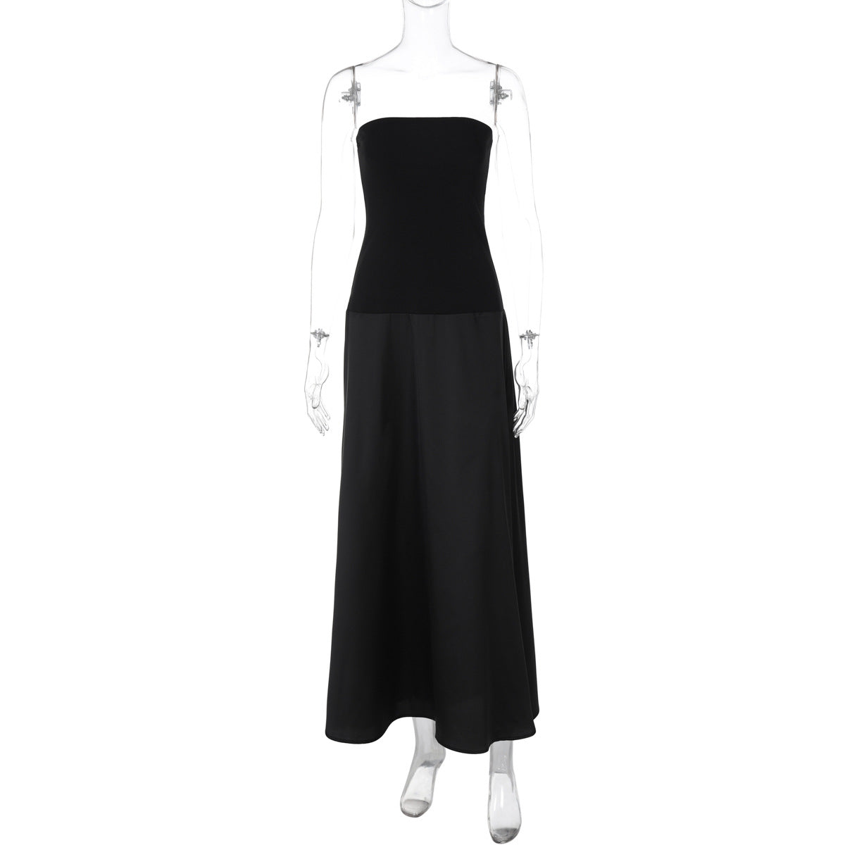 Vestido tubo ajustado con patchwork