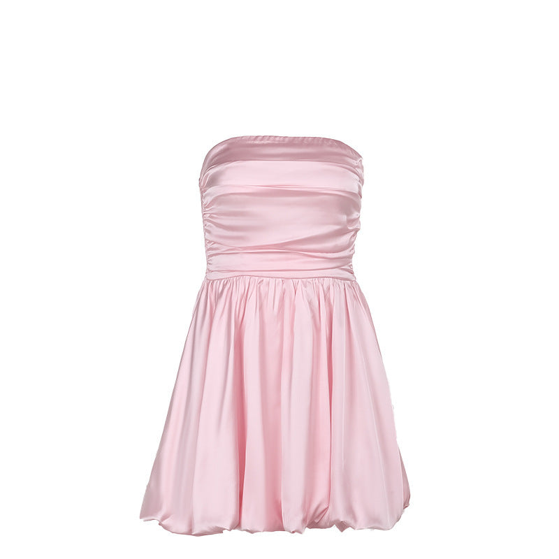 off-Shoulder Tube Top A Swing Mini