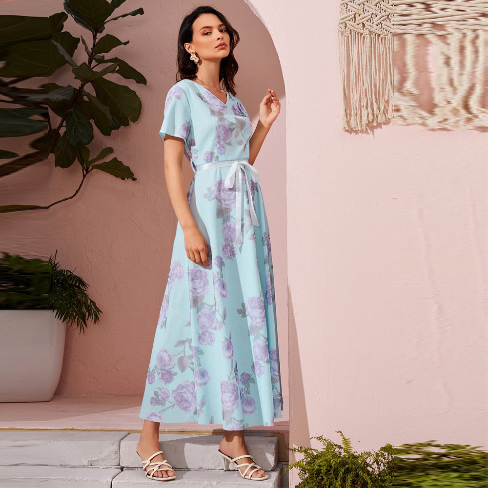 Elegant High Waist Dress