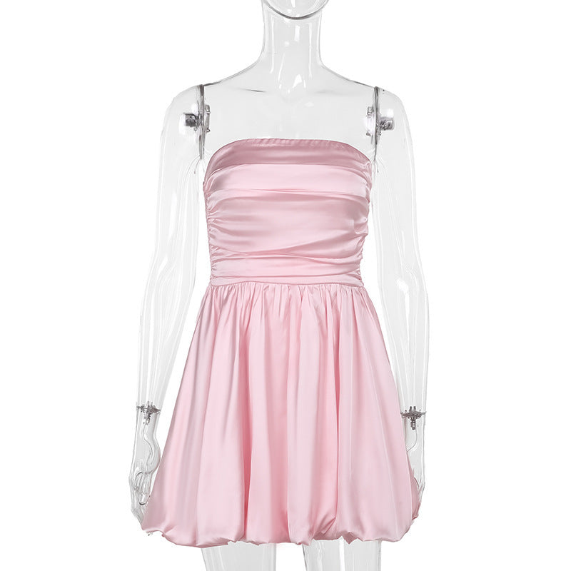 off-Shoulder Tube Top A Swing Mini