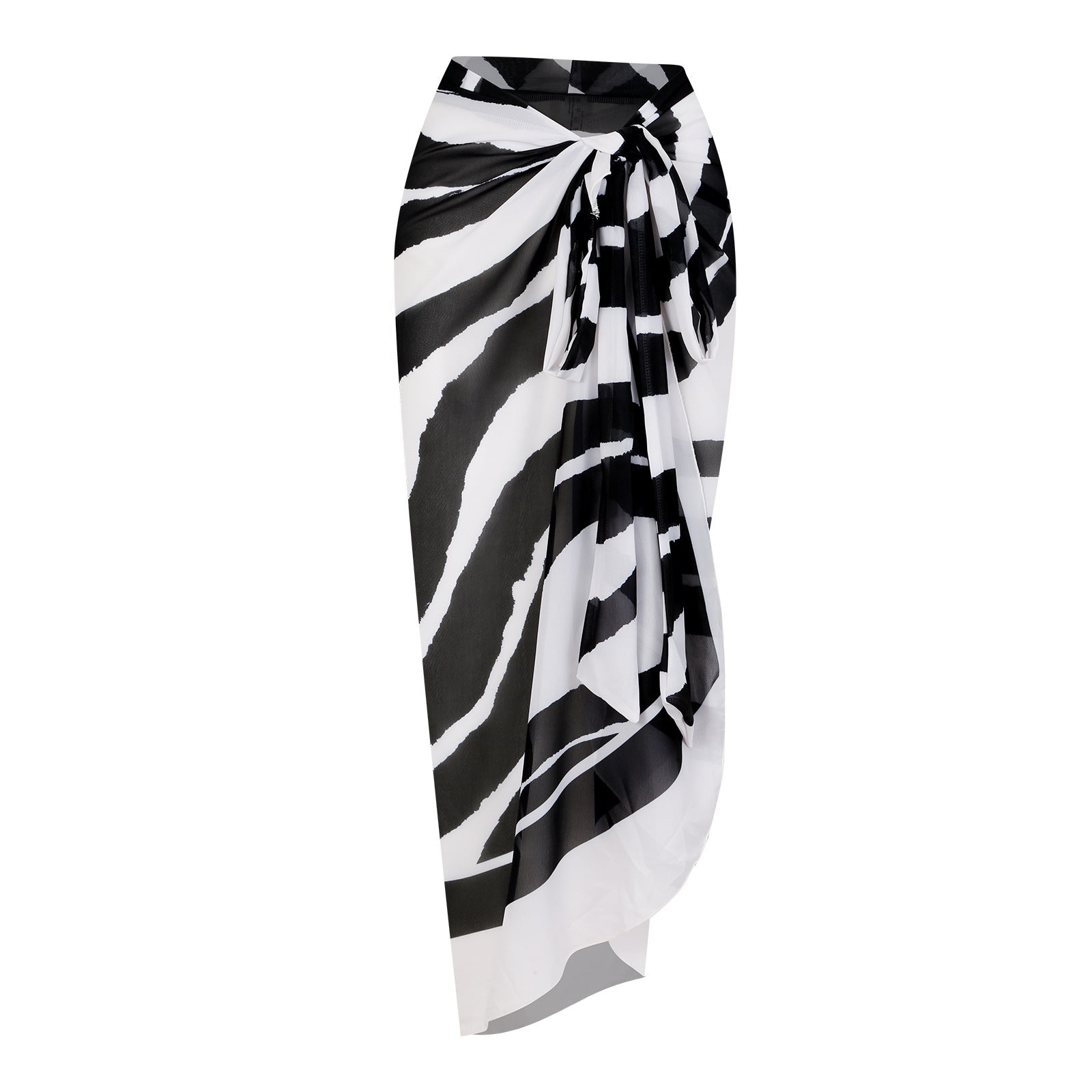 One Piece Swimsuit Black White Two Piece Sets Swimsuit Chiffon Dress