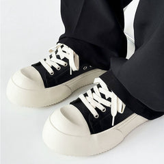 Breathable Thick-Soled Commuter Leather Shoes
