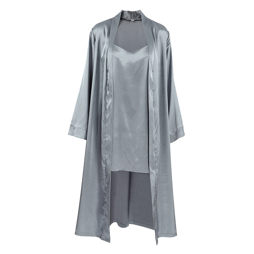 Camisón informal holgado, conjunto de dos piezas, sencillo, cómodo y de alta gama para el hogar.