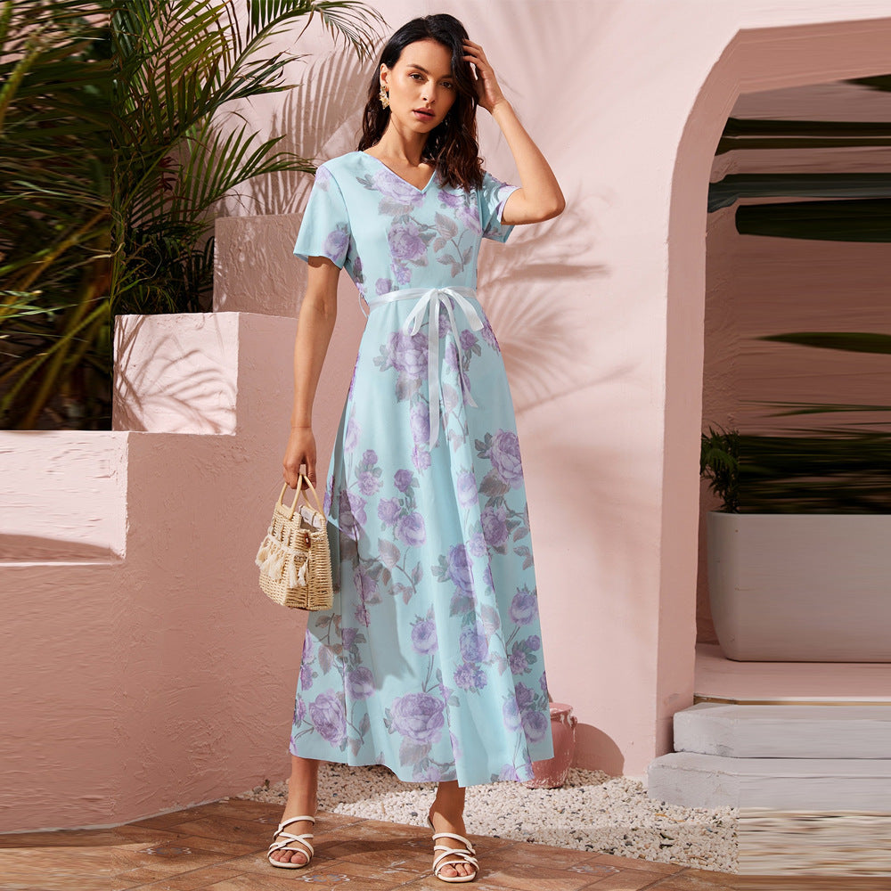 Elegant High Waist Dress