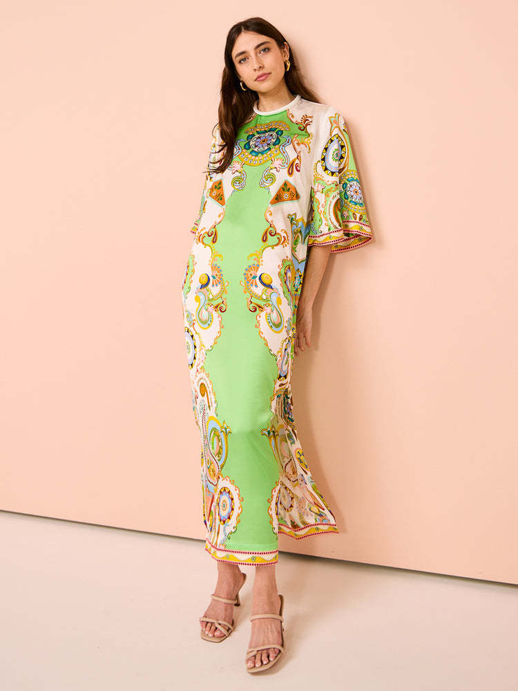 Druckpositionierung Satin Split Maxi