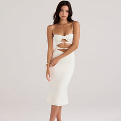 Vestido de vendaje de un solo paso para adelgazar socialité