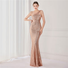 Dream Socialite Gathering Party Evening Dress Long Toast Host Dress