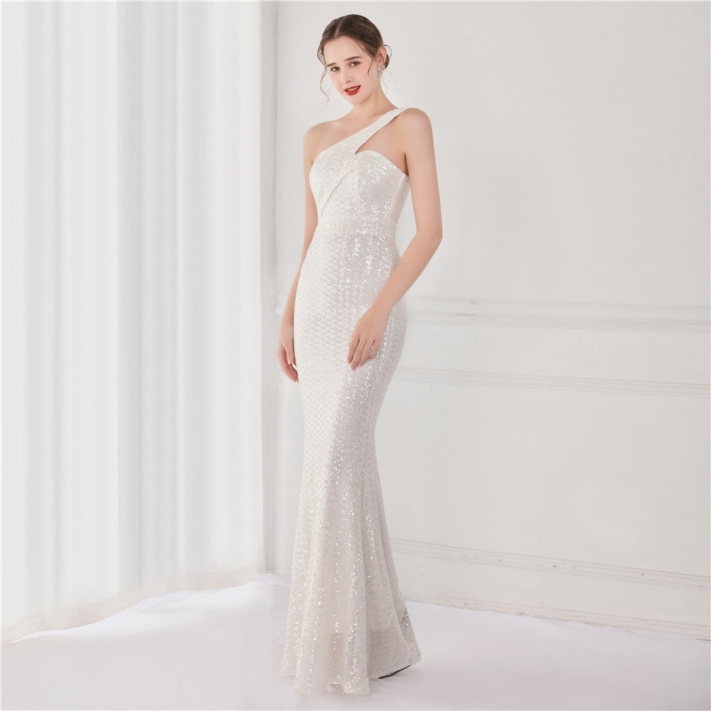 Dream Socialite Gathering Party Evening Dress Long Toast Host Dress