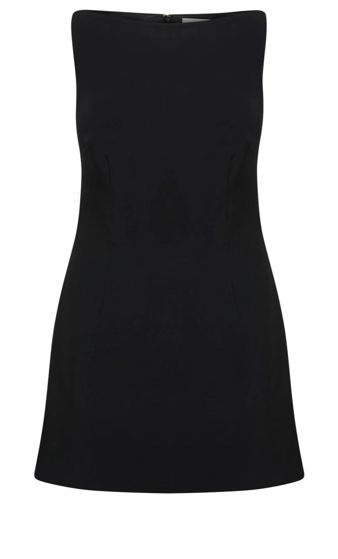 Dress White Slim round Neck Sleeveless Short