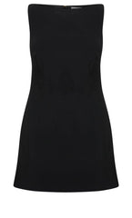 Dress White Slim round Neck Sleeveless Short
