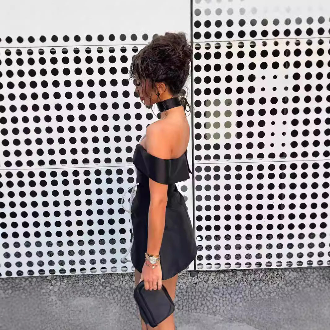 Vestido de una pieza con top de tubo floral adelgazante y vendaje corto