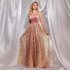 Suspender Pleated A Swing Dinner Dress Cocktail Bridesmaid