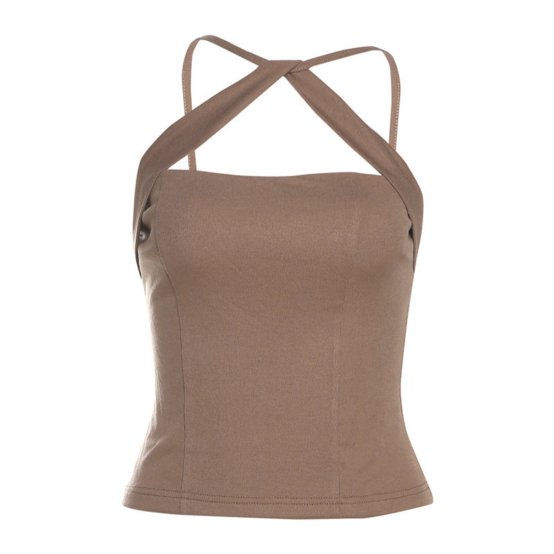 Solid Color Slim Street Tank Top
