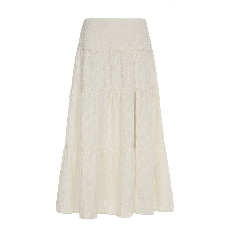 Beach Solid Color Texture Split Dress Seaside Holiday A line Skirt AmiEmi Beach Solid Color Texture Split Dress Seaside Holiday A line Skirt AmiEmi