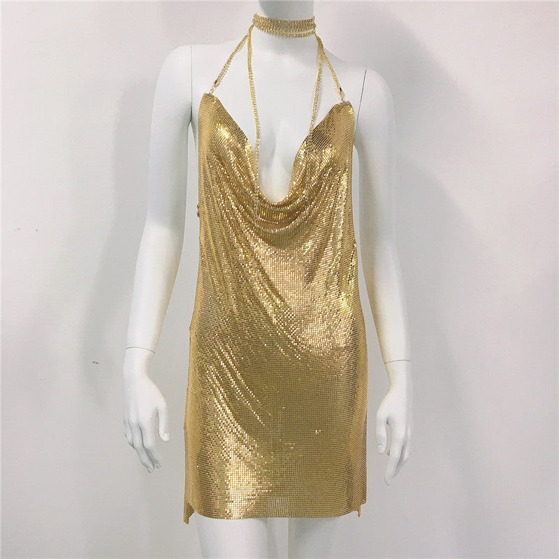 Sweet Spicy Rhinestone Cami Dress