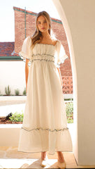 Vestido largo de hada con arrugas