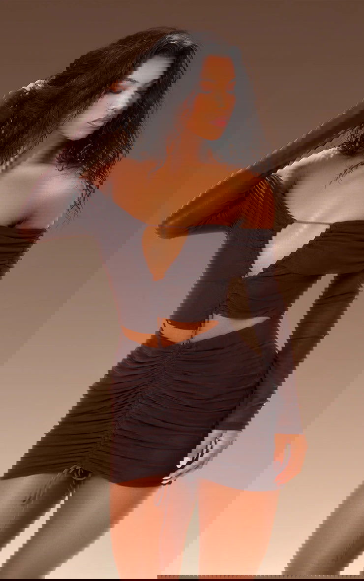 Off Shoulder Collar Cutout Pleated Lace Up Backless Dress