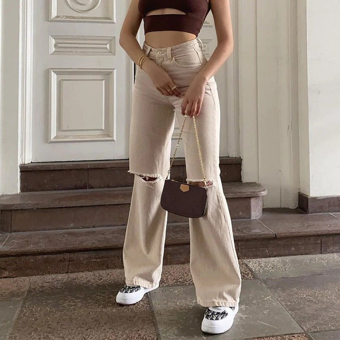Portrait Fashion Flare Jeans