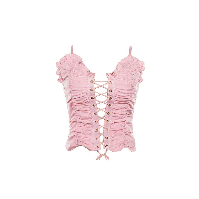 Princess Lace Up Top