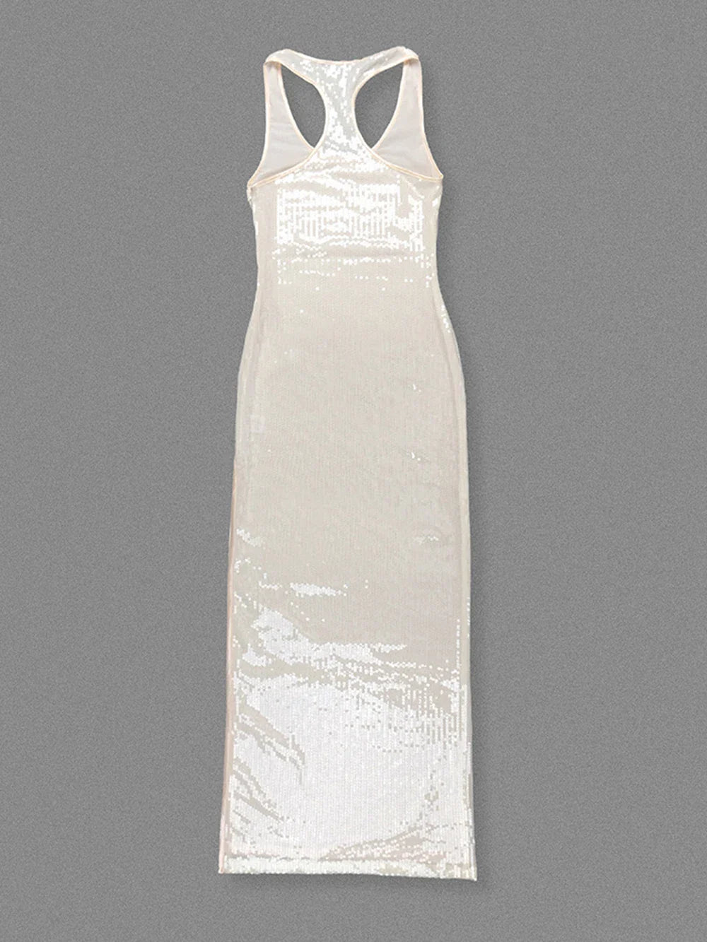 Women's Bling Glitter Sequin Transparent Maxi Dress