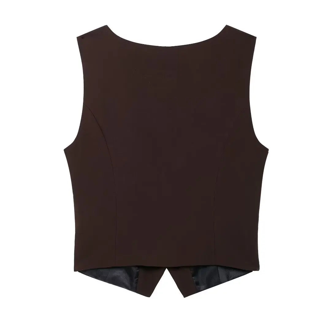 Side Slit Top Pocket Sashes Design Pant Suit