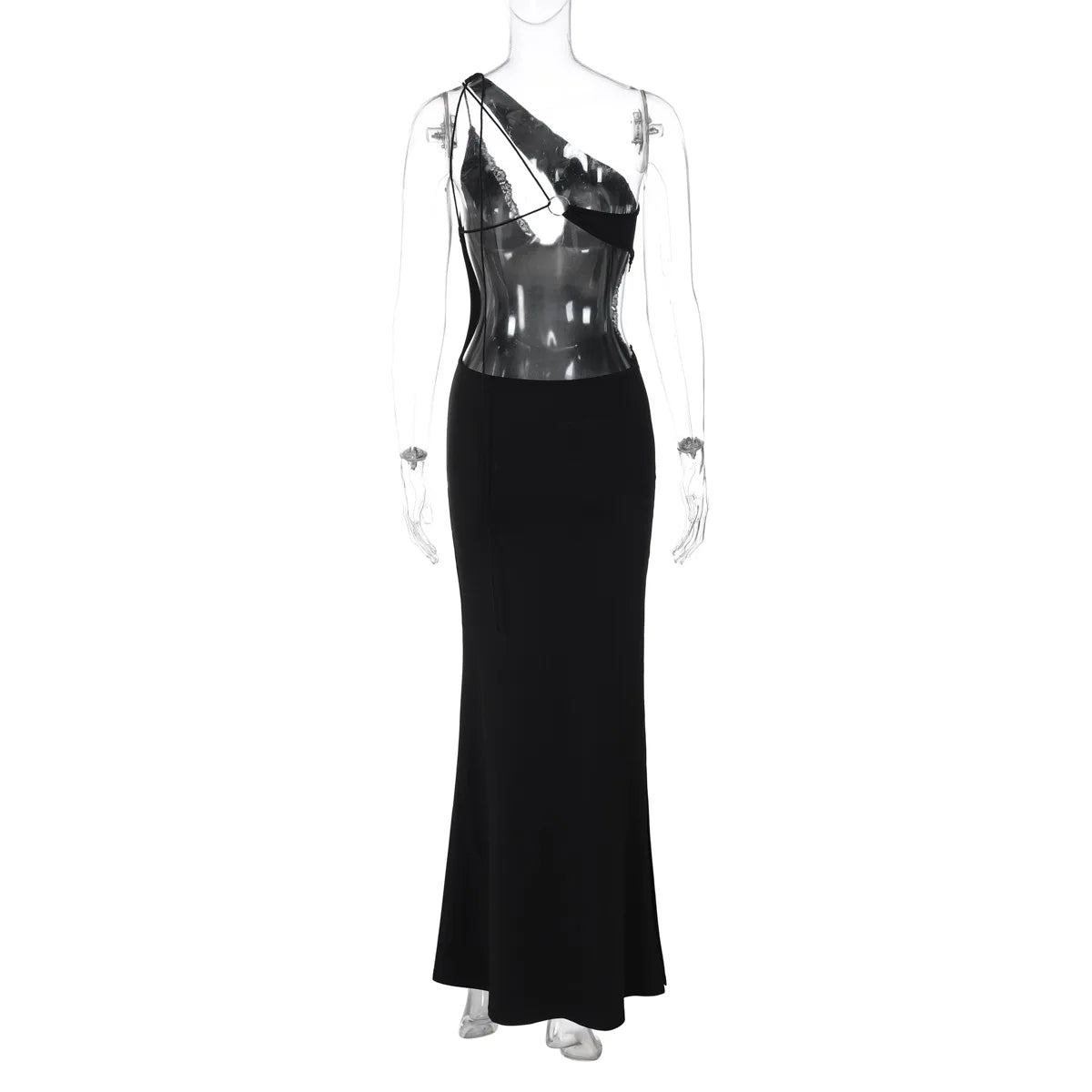Cut Out Bandage Backless Maxi Dress