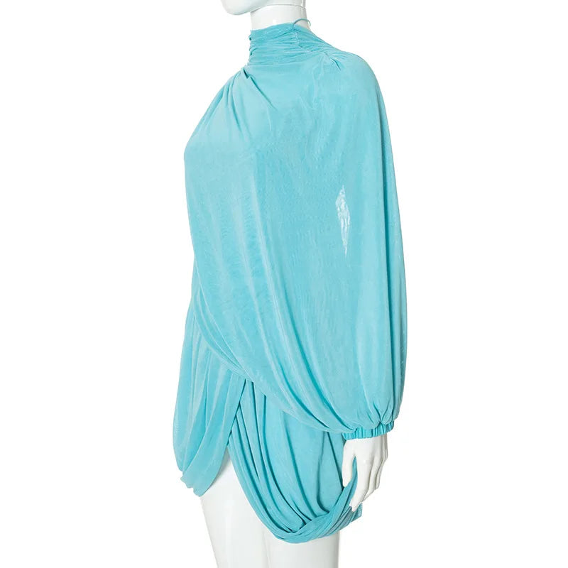 Strapless Shawl Vest Mini Skirt Suit