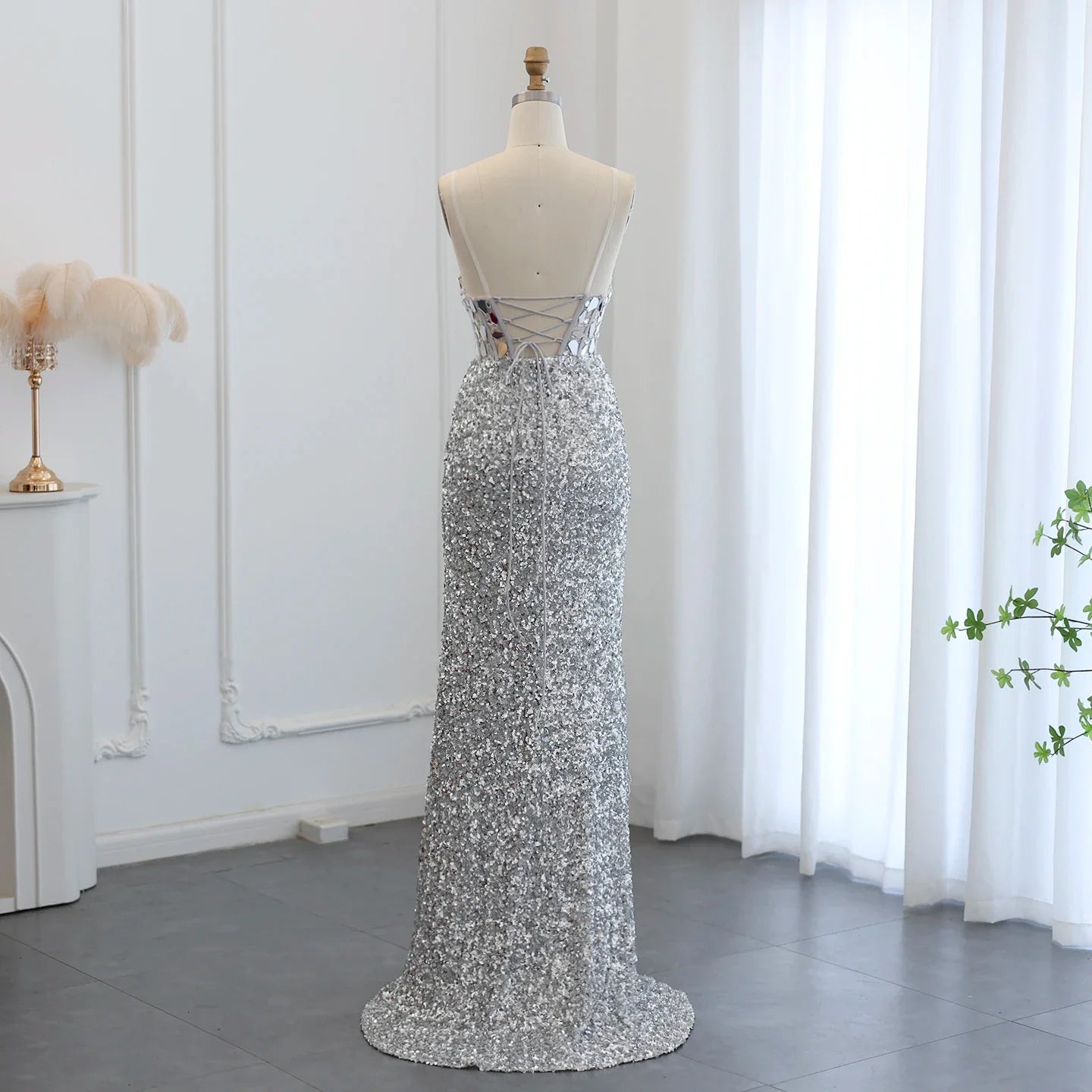 Sequin Mermaid Prom Dress