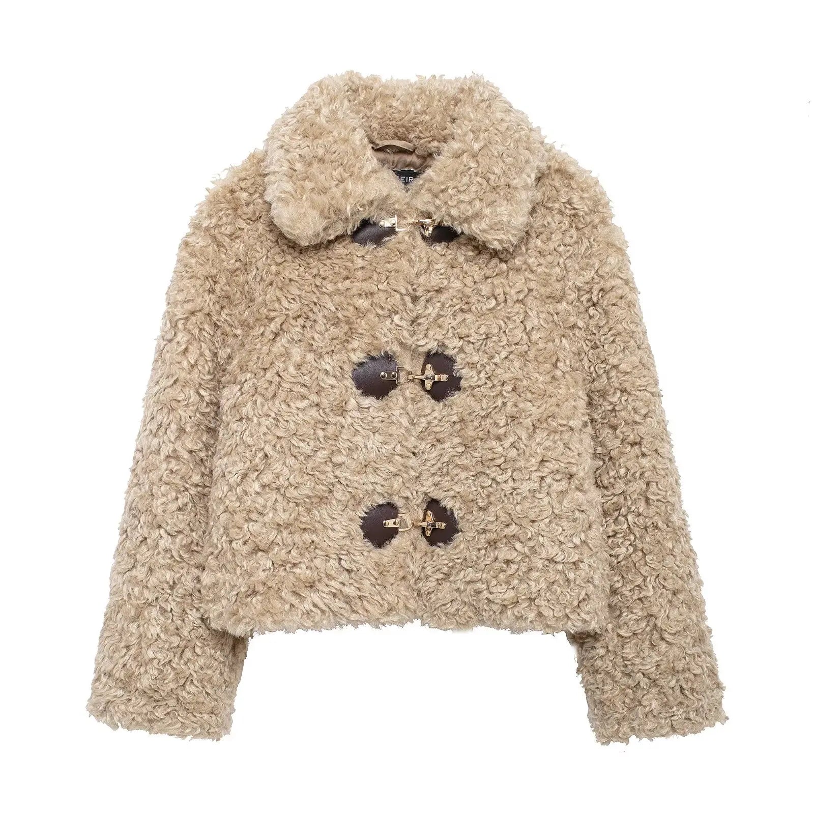 Winter Coats Single Breasted Turn-Down Collar Jackets