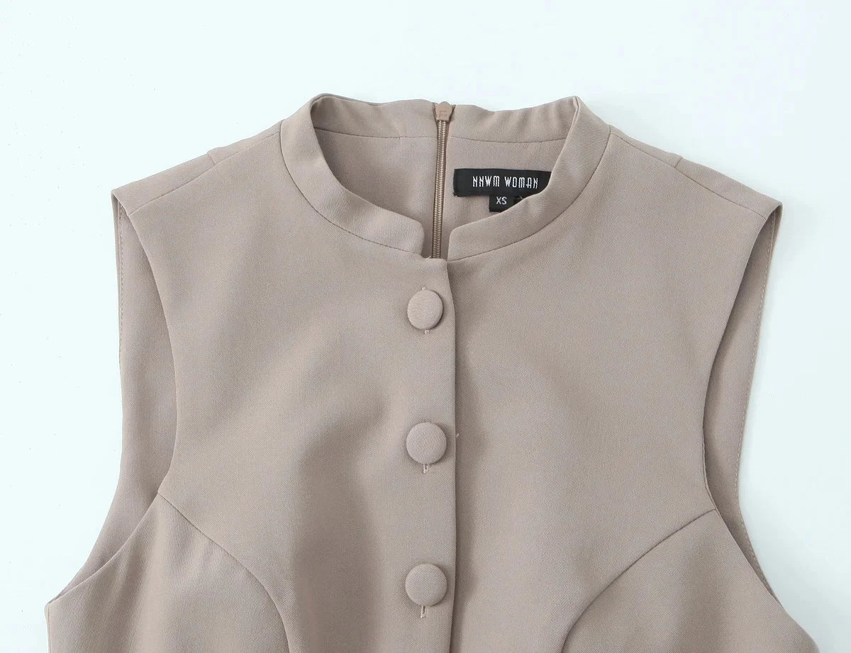 Solid O-Neck Sleeveless Bodysuits