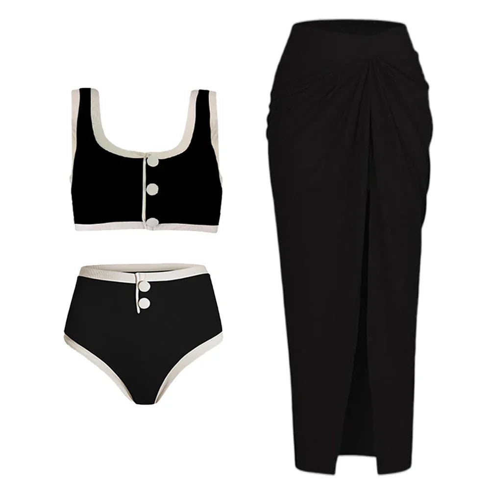 Printed Flower Push-Up  Bikini Set