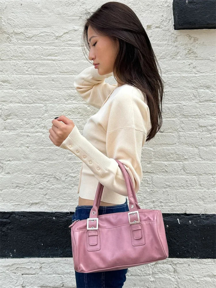 Autumn Knitwear Cardigan Ribbed Patchwork Cropped Top