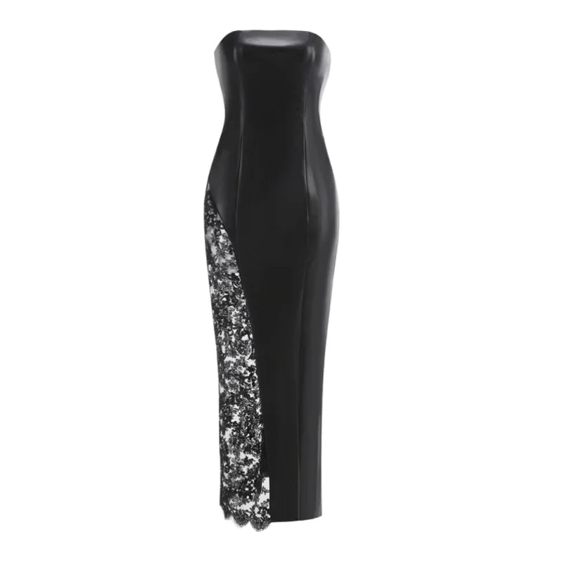 Women's  Patchwork Evening Party Dress
