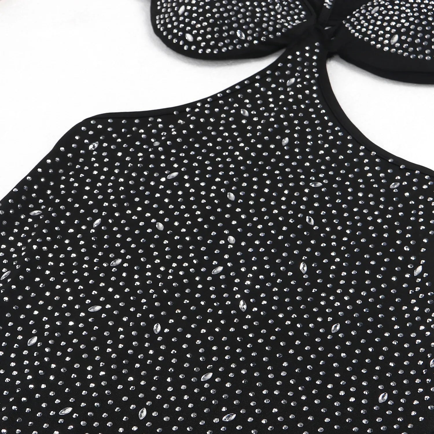 Spaghetti Strap Mesh Black Long Dress