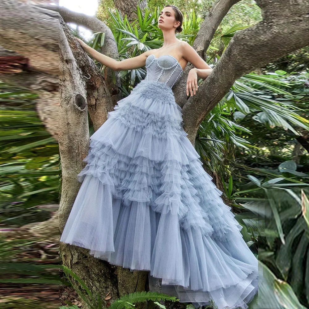 Sweetheart Sleeveless Ball Gown Prom Dress