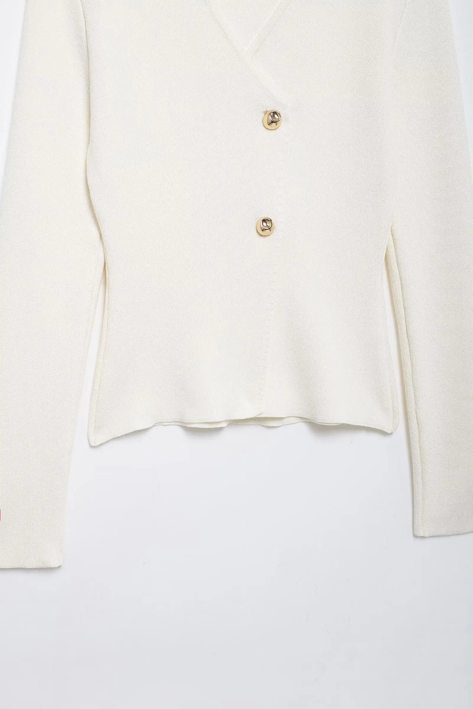 Long Sleeve Asymmetry Knitted Cardigan
