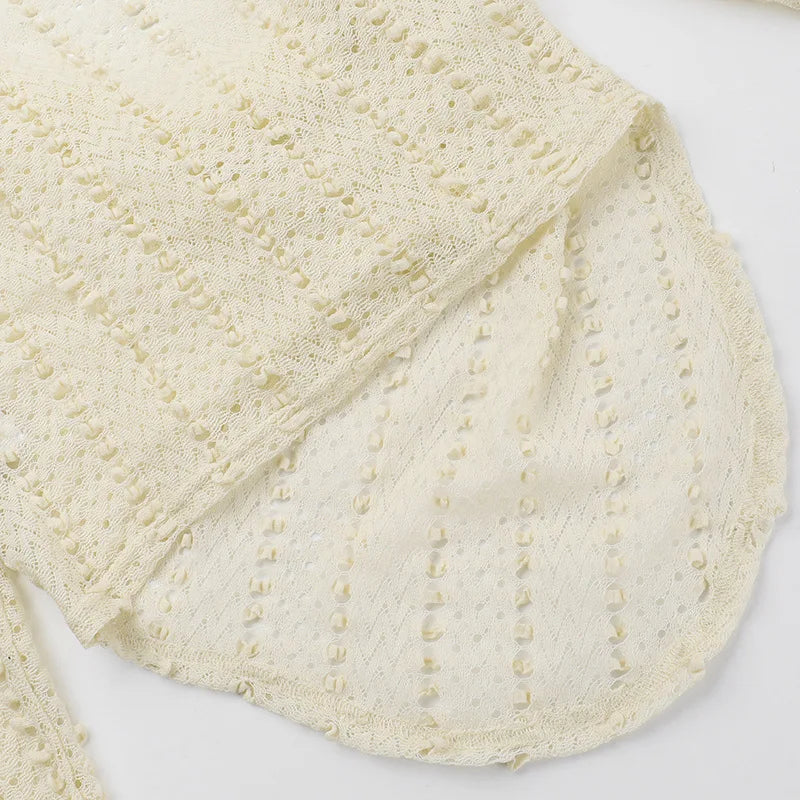 White Deep Cowl Neck Long Sleeve Top