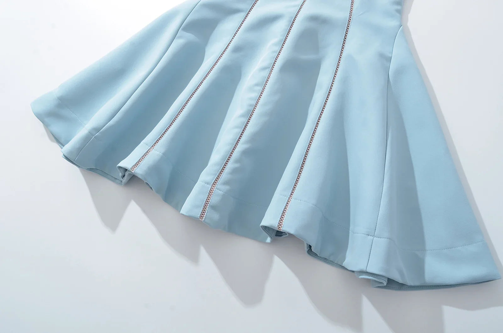 Bow Halter Spliced Ball Gown Backless Dresses