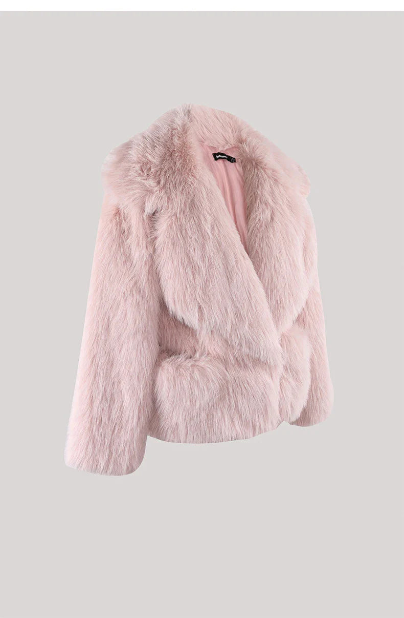 Hairy Soft Thick Faux Fur Coat