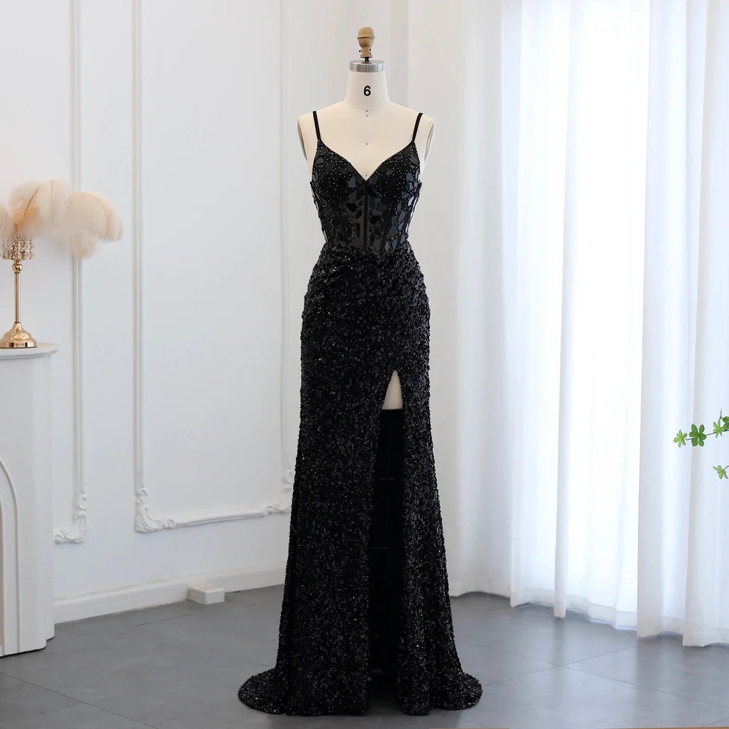 Sequin Mermaid Prom Dress