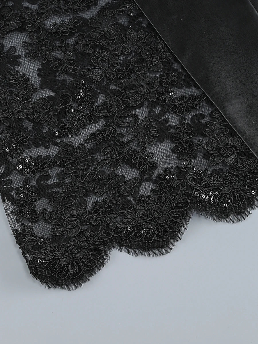 Women's  Patchwork Evening Party Dress